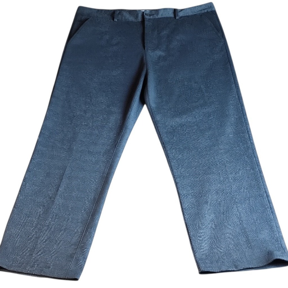 Goodfellow Co Mens 36x30 Dress Pants Charcoal Gray Glen Plaid Slim Chino NWT